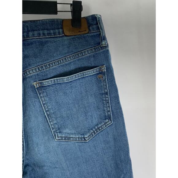 MADEWELL Women's Blue Five-Pocket The Perfect Vintage High-Rise Crop Jean SZ 27 - Picture 6 of 10